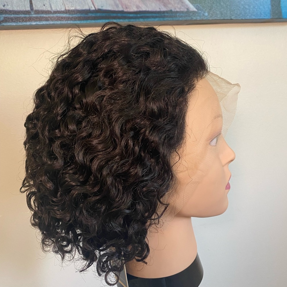 8-inch 13*4 Frontal  Jerry Curls wig